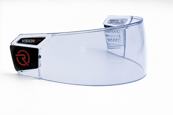 Hiro 3-PRO Straight-Cut Hockey Visor (Carbon-Tint)
