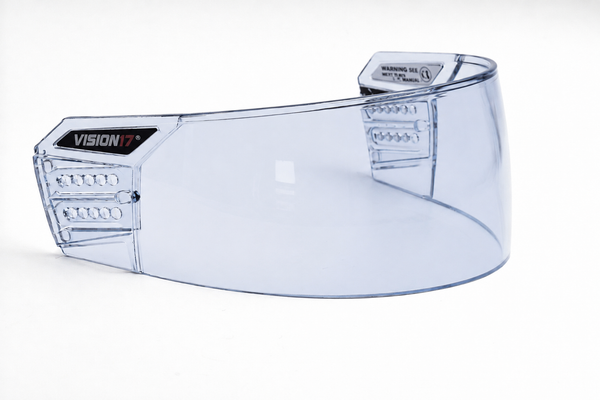 Hiro 3-PRO Straight-Cut Hockey Visor (Carbon-Tint)