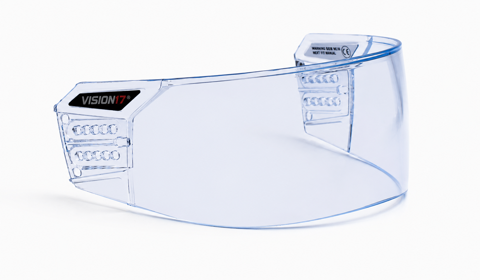 Hiro 7-PRO Modified Straight-Cut Hockey Visor (Carbon-Tint)