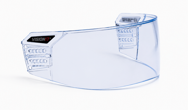Hiro 7-PRO Modified Straight-Cut Hockey Visor (Carbon-Tint)