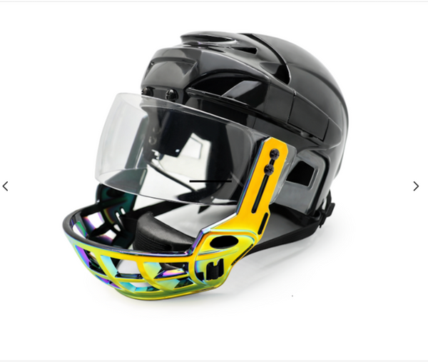 Ronin Jawbone RED/ORANGE MIRROR - Lower Face Protection (IN-STOCK) No visor or helmet included