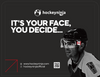 Hiro 7-PRO Modified Straight-Cut Hockey Visor (Carbon-Tint)