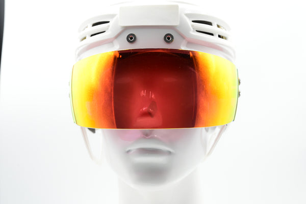 (IN-STOCK!) Ronin R3-RA Red Mirrored Straight Cut Visor