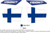 Flag Caps for Hiro and MK5-X - USA, CAN, UK, SWE, FIN, NOR, more!