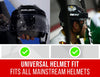 Ronin X3-PRO Clear Straight Cut Hockey Visor