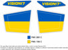 Flag Caps for Hiro and MK5-X - USA, CAN, UK, SWE, FIN, NOR, more!