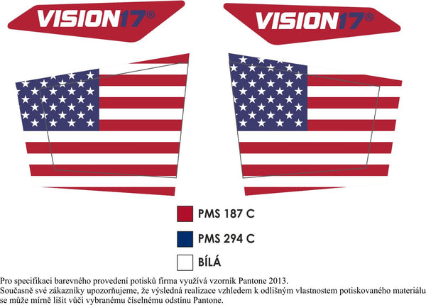 Flag Caps for Hiro and MK5-X - USA, CAN, UK, SWE, FIN, NOR, more!