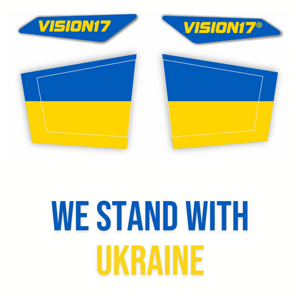 Ukrainian Flag Caps for Hiro and MK5-X