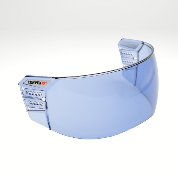 Hiro 7 Max Aviator Cut Hockey Visor - Dark Carbon Tinted